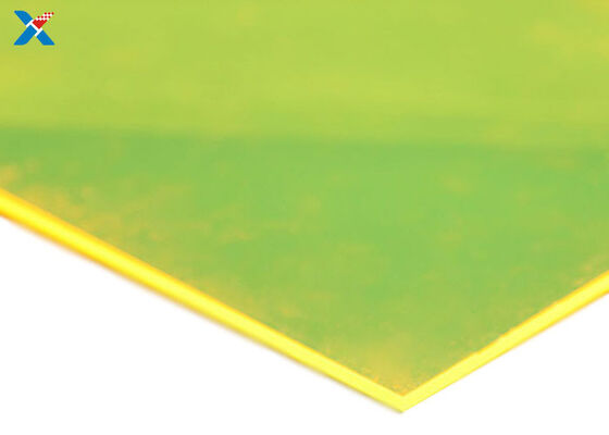 kaufen Fluoreszierendes grünes Acrylblatt 1220x2440mm hohe Oberflächenhärte Perspex-Platte Online-Herstellung