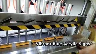 Blaue Acrylplatten für atemberaubende Schilder